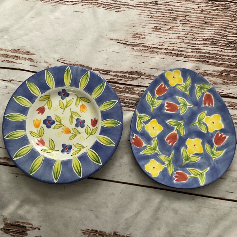 TWO HAUSEN WARE PLATES